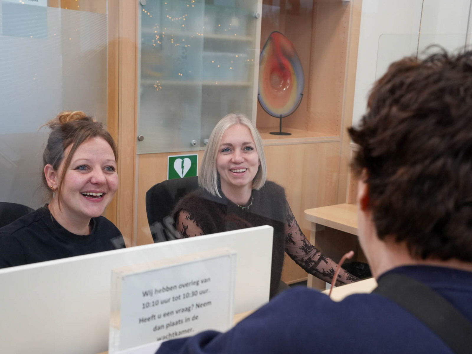 Doktersassistentes Haagsitard balie